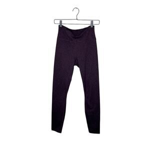 ZYIA ACTIVE 7/8 Leggings Heathered Plum Size 6-8